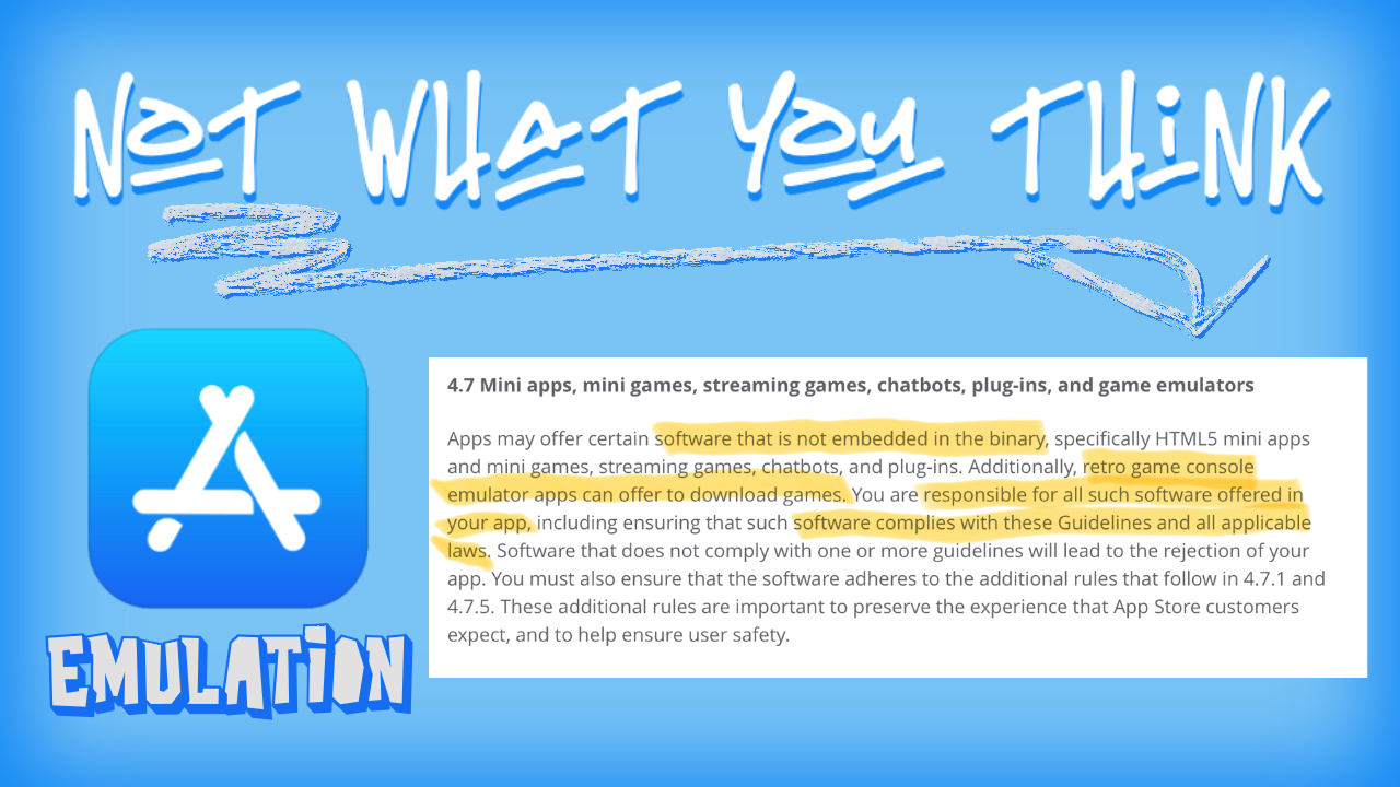Apple is NOT Allowing “Emulators” on App Store!