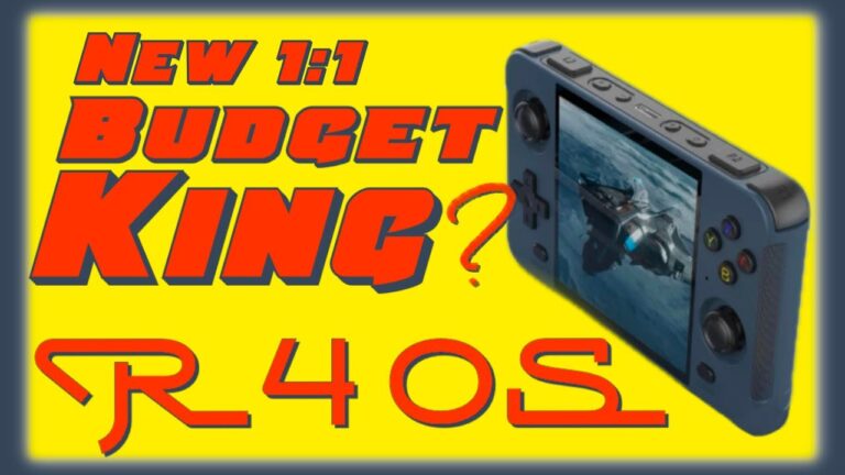 Hands on R40S Budget Powkiddy RGB30 Retro Handheld Clone