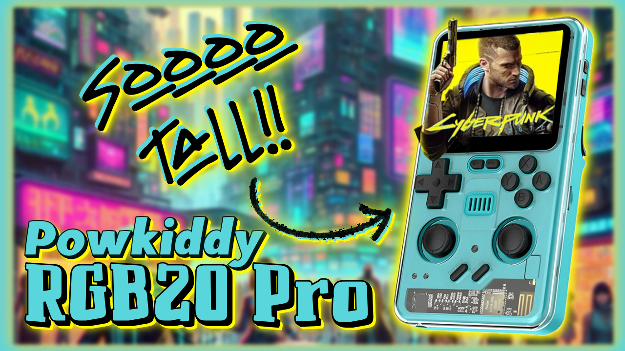 Powkiddy RGB20 Pro: NEW Cyberpunk Game Boy Color | First Look