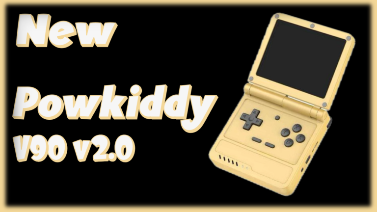 Powkiddy V90 v2.0 Images look like Retro meets Cyberpunk
