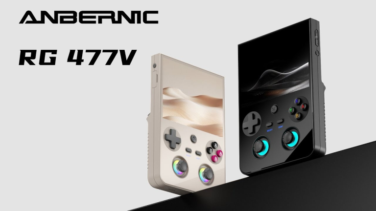 New Anbernic RG477V aims to be a Powerful Vertical Retro Handheld
