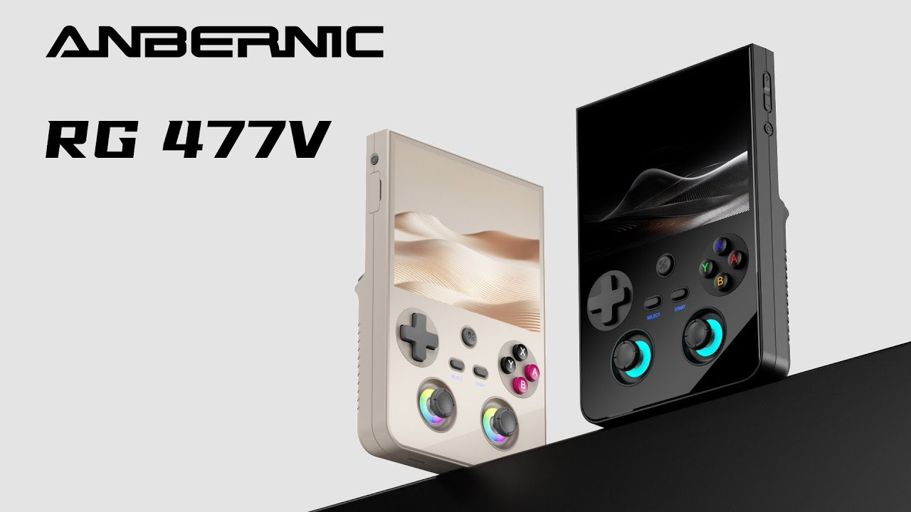 New Anbernic RG477V aims to be a Powerful Vertical Retro Handheld