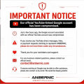 Anbernic YouTube Hacked: They don’t won’t you to send them your money!