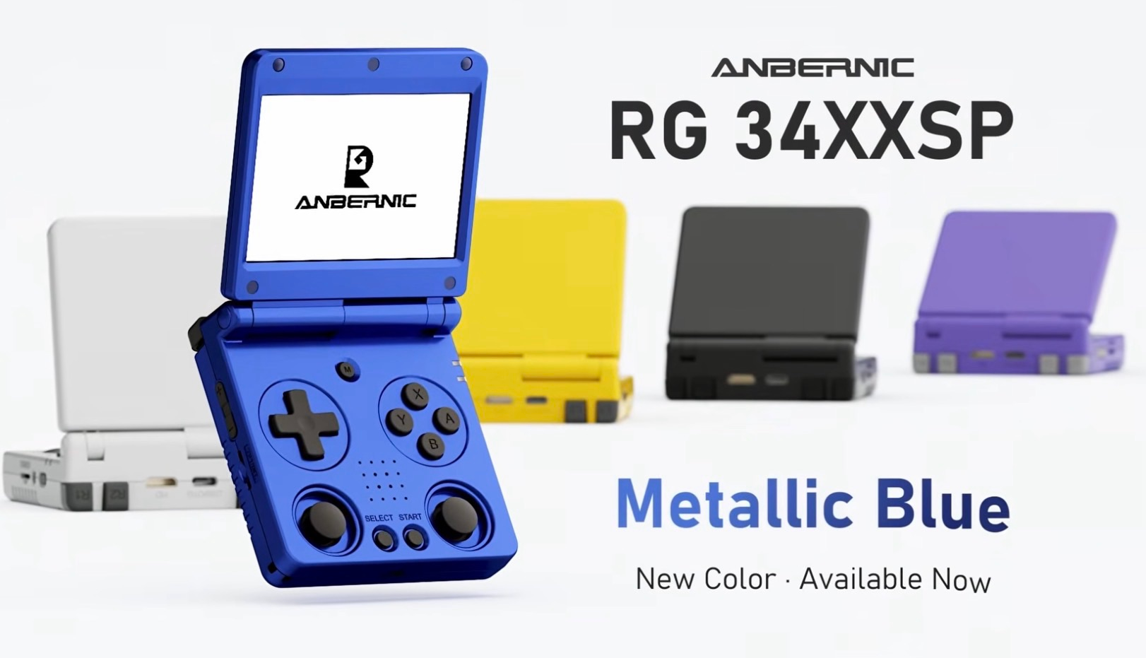 New Metallic Blue Anbernic RG34xxSP